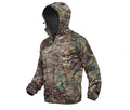 Men's ultra-thin breathable sun protection jacket with hood in Deep CP colour, 100% polyester fibre outdoor tactical top