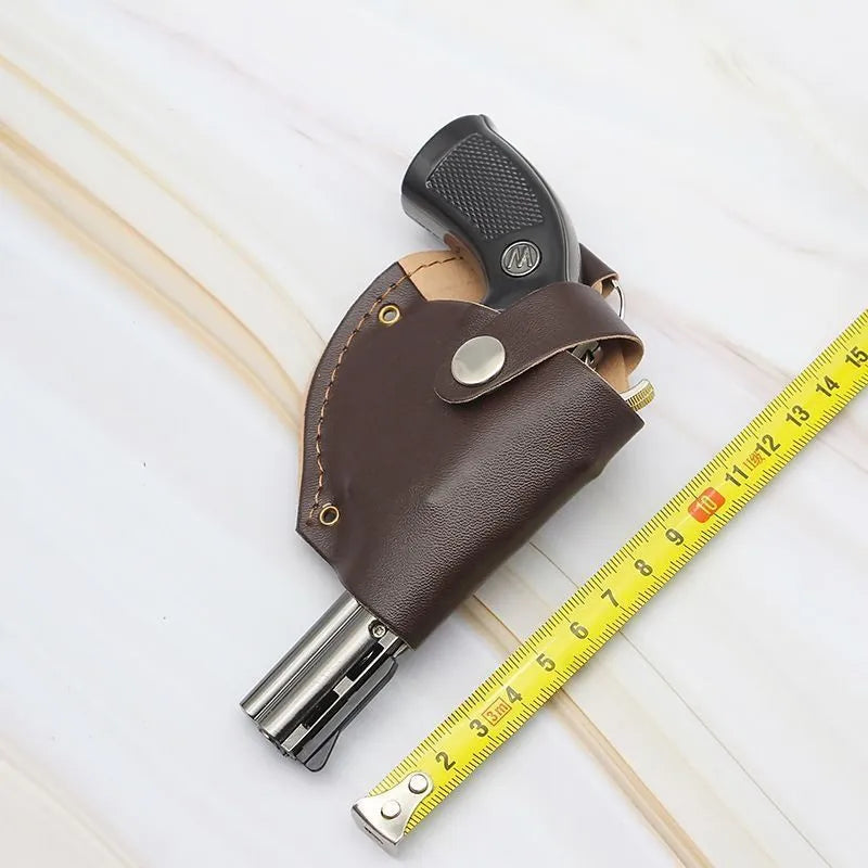 Inflatable windproof direct flame lighter metal body black and gold butane cigarette lighter
