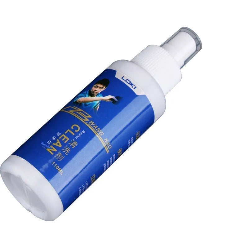110ml table tennis bat rubber cleaner bottle with sponge applicator for racket maintenance