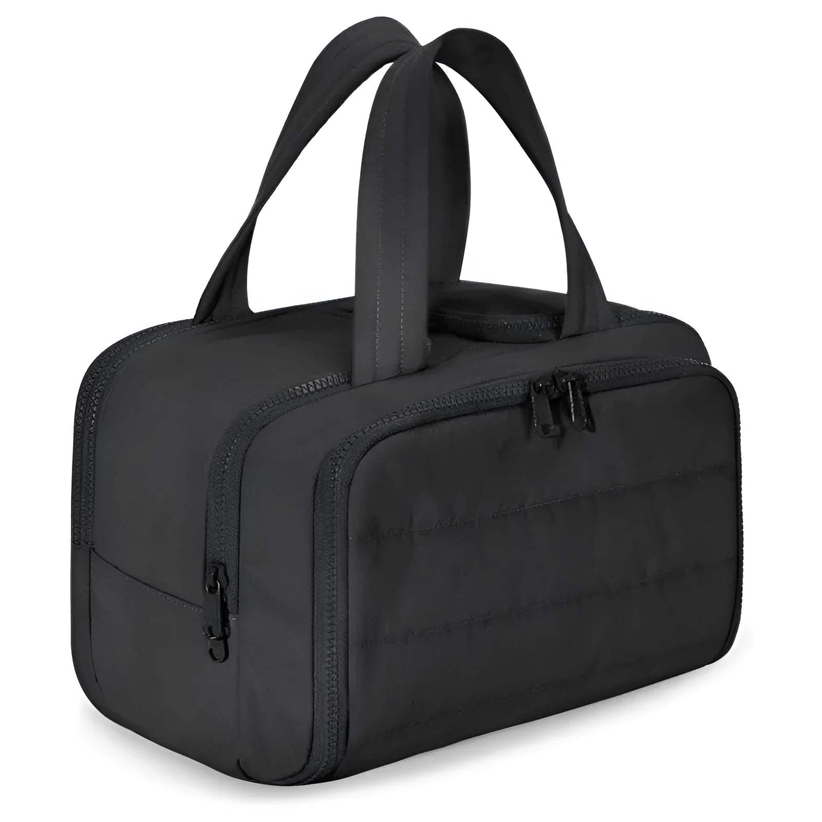 Large lightweight travel toiletry bag in a choice of colours with wide-open main compartment.