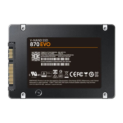 Samsung 870 EVO 2.5-inch SATA internal solid-state drive for PC and laptop storage upgrade.