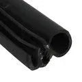 Black rubber sliding door seal for Toyota Hiace high roof, shown as a 5 metre long strip.