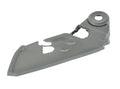 Dodge Journey JC front seat guard plate showing dimensions and left/right side options
