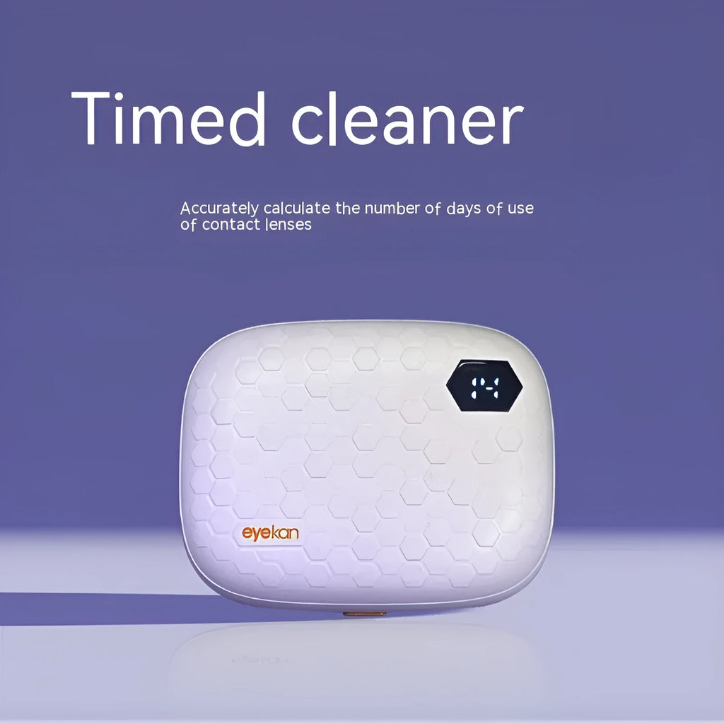 Automatic electric ultrasonic cleaning machine for invisible glasses with plastic housing