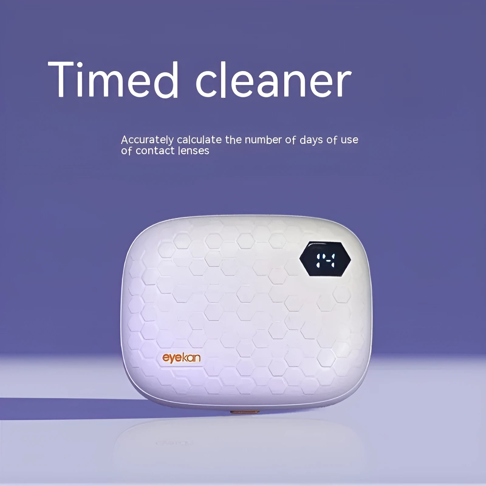 Automatic electric ultrasonic cleaning machine for invisible glasses with plastic housing