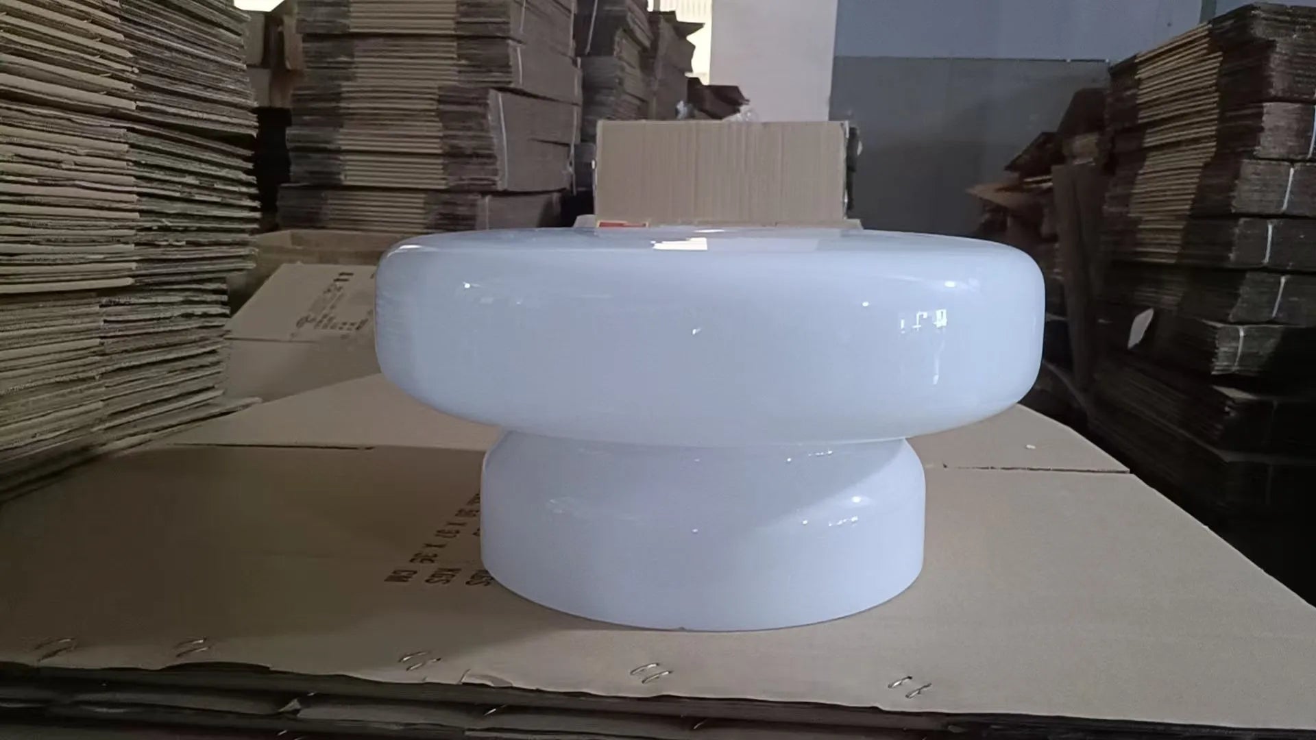 36cm square modern glass chandelier ceiling light with four colour options