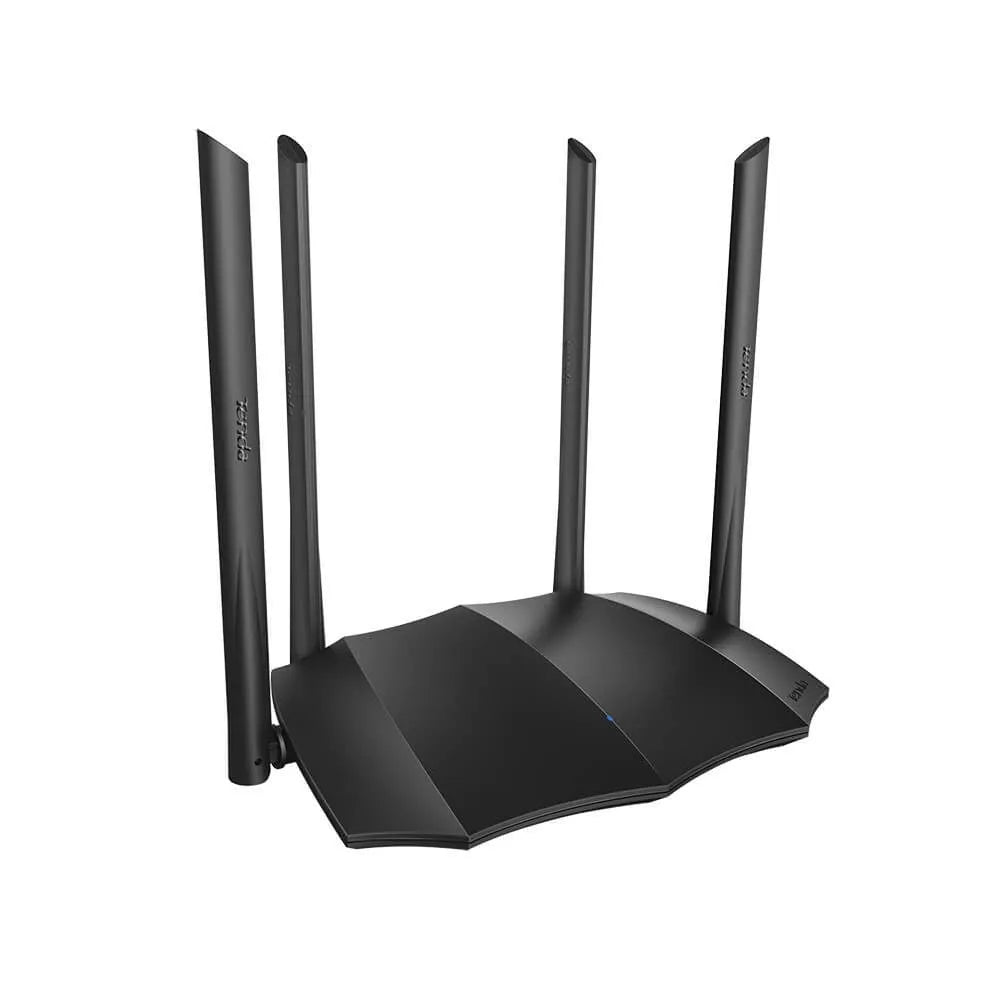 AC8 dual-band wireless gigabit router with compact design measuring 365×286×70mm