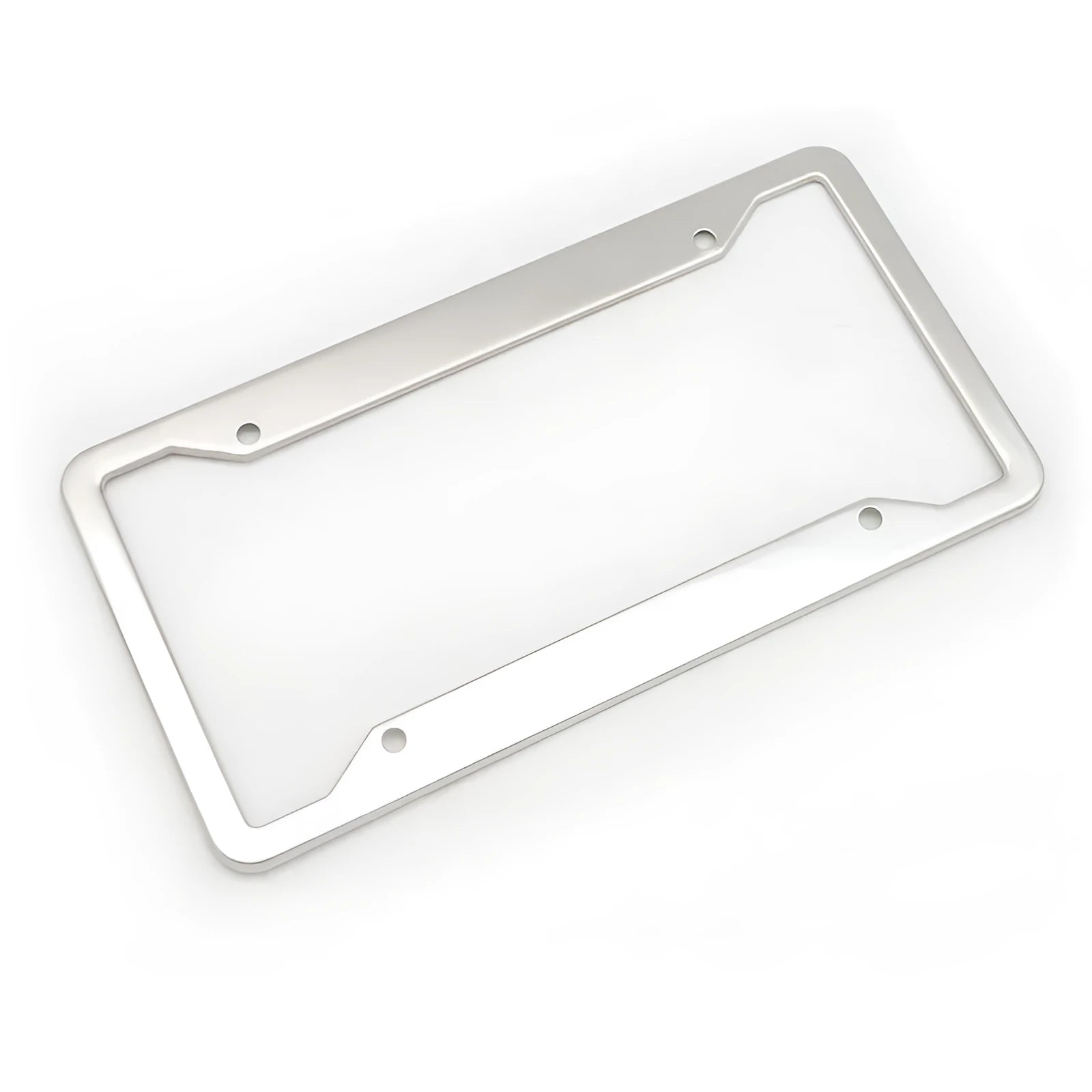 Aluminium alloy car number plate frame in black, grey, silver, and stainless steel finishes