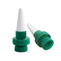 Green ceramic plant watering dripper device for cola bottle irrigation system