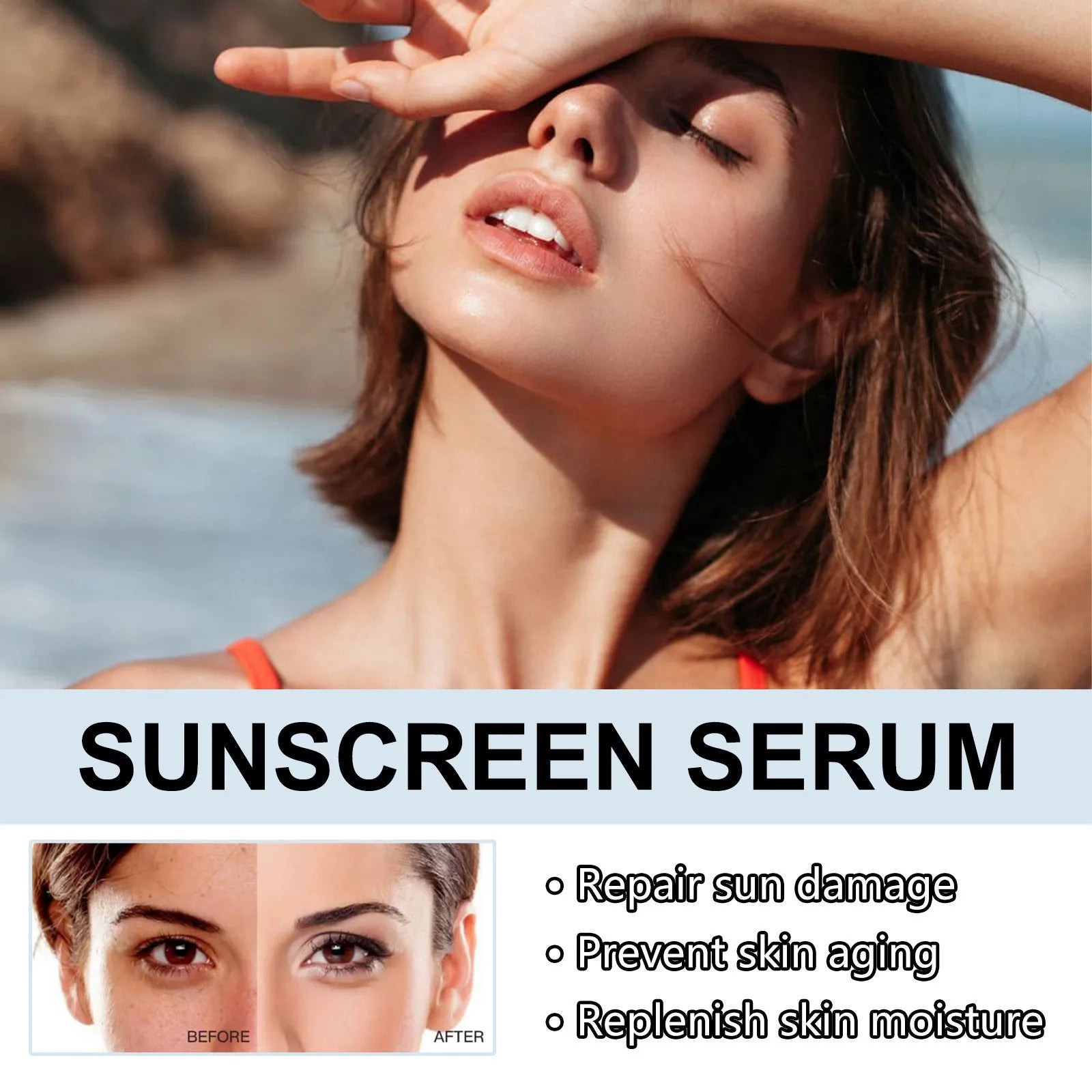 30g moisturising protective lotion with UV isolation in compact packaging for body care