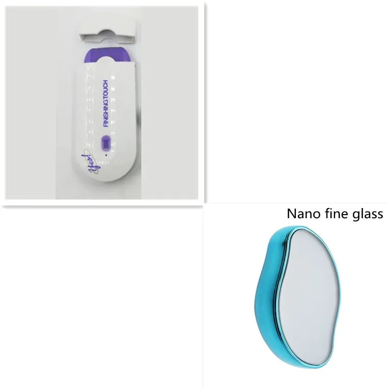Electric hair removal instrument with foil head, rechargeable, for women's painless facial and body hair removal