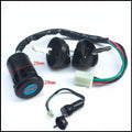 Waterproof electric car door lock with plastic housing for automotive ignition systems