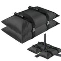 Black Oxford cloth cube-style refillable counterweight sandbag for outdoor cantilever umbrella, large size 65x26cm