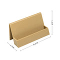 Creative PS business card storage display stand holding 20 cards in a geometric shape