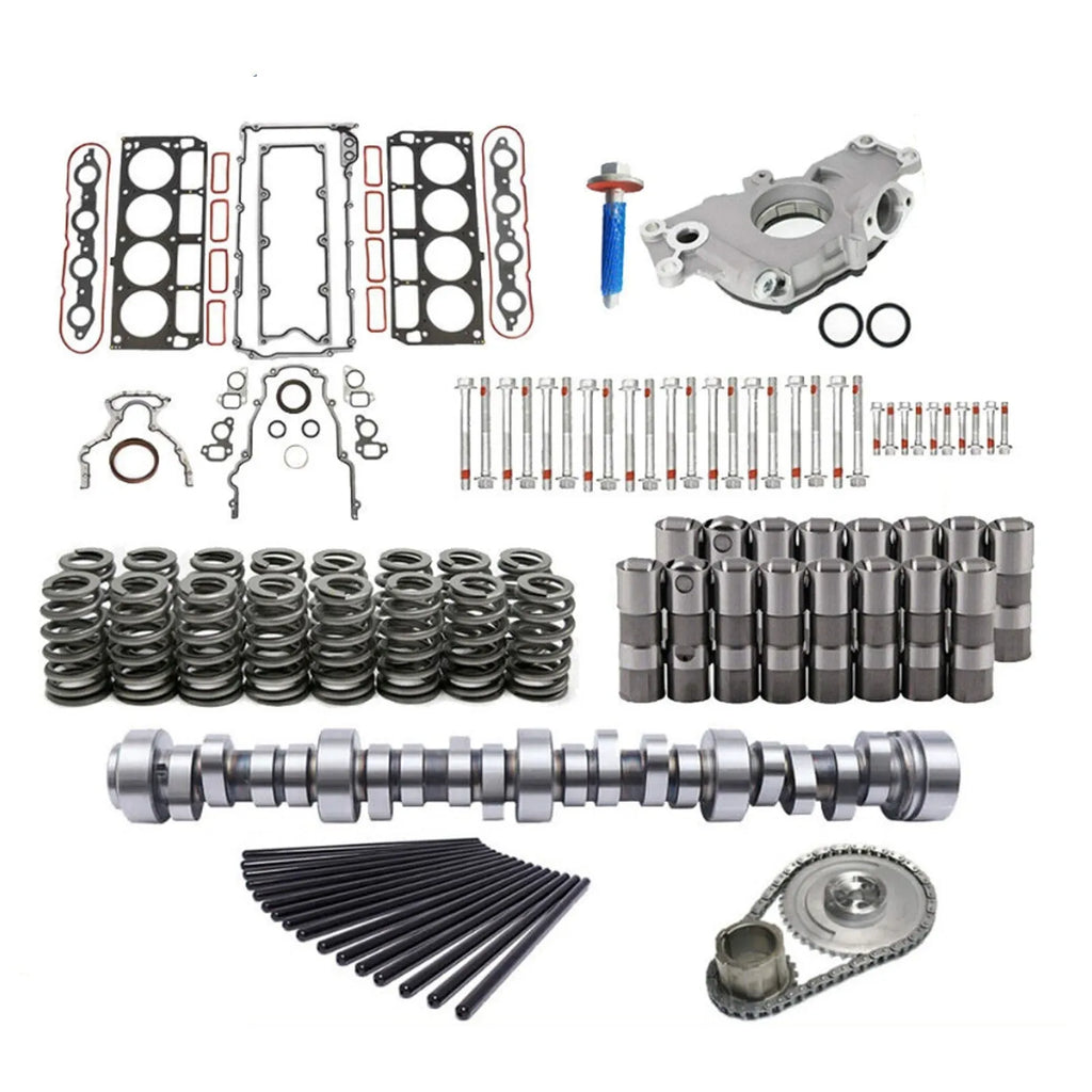 Engine distribution kit 16806-00QNK 21010-00QAA for GM automatic transmission with turbocharged cylinder and accessory numbers.