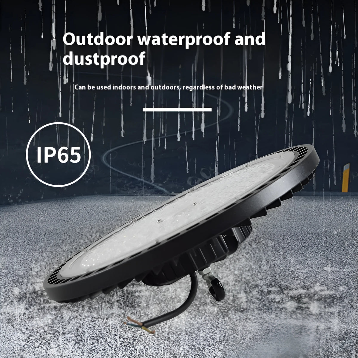Waterproof UFO-shaped pendant lamp for industrial workshop lighting, 100W-200W, 24000lm, white light