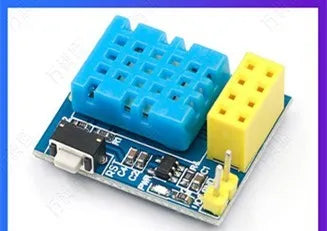 Temperature and humidity WiFi node module with DHT11 sensor for wireless environmental monitoring