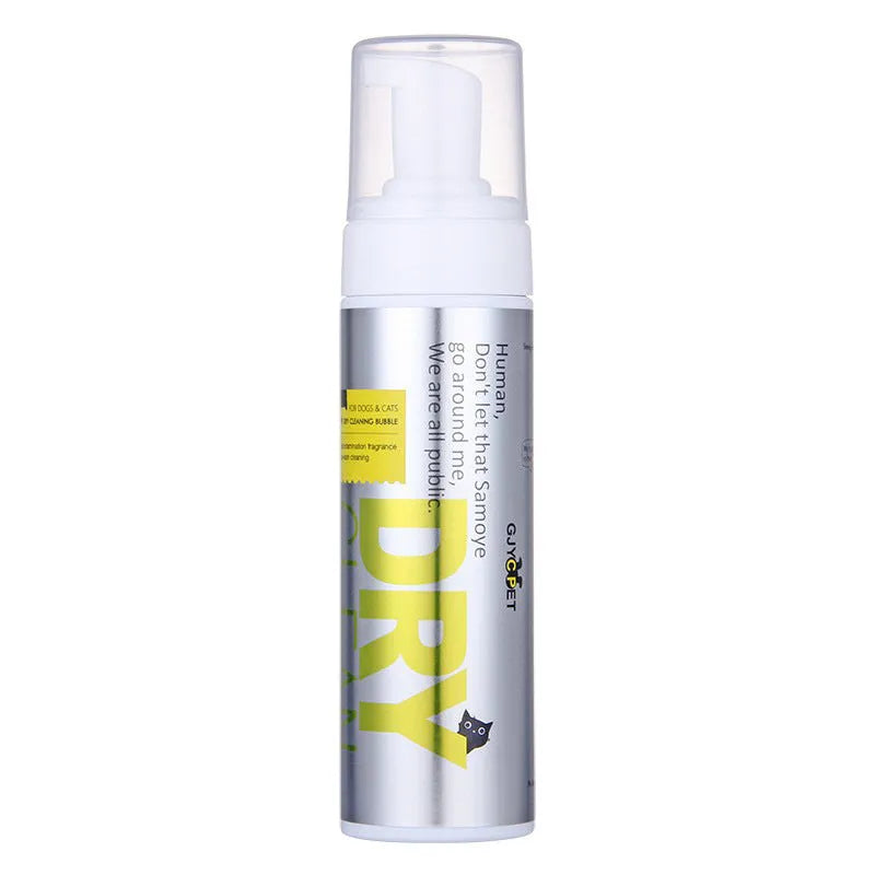 150ml bottled pet paw cleaning foam for water-free dog and cat foot hygiene
