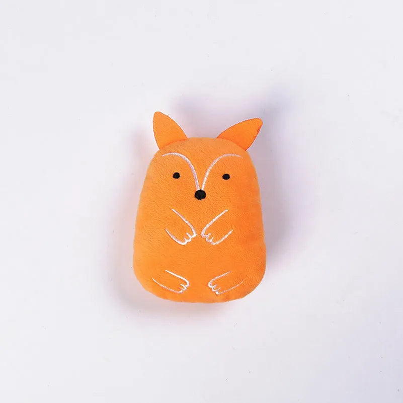 Teeth grinding catnip toys in multiple colours for interactive feline play
