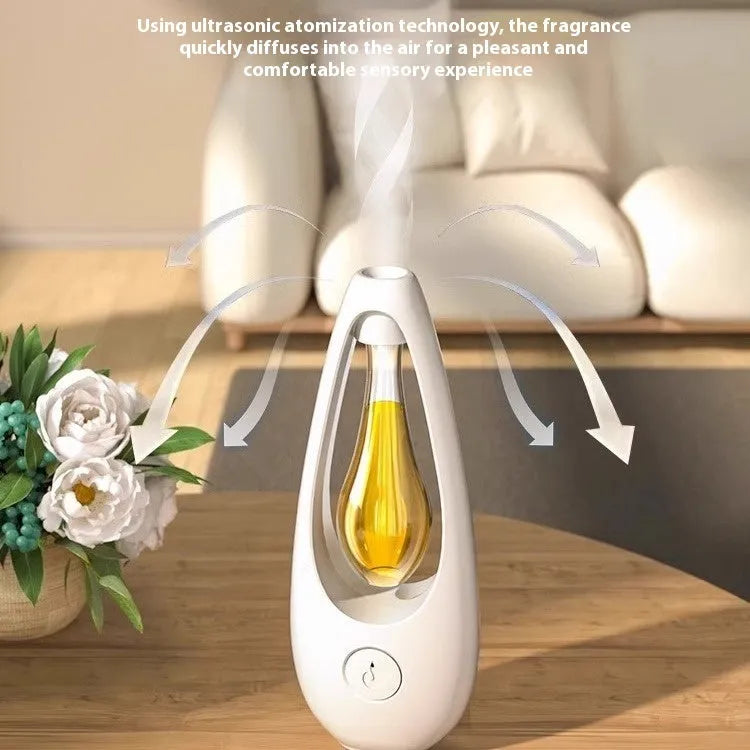 Ultrasonic aroma diffuser with mosquito repellent function in six scent options