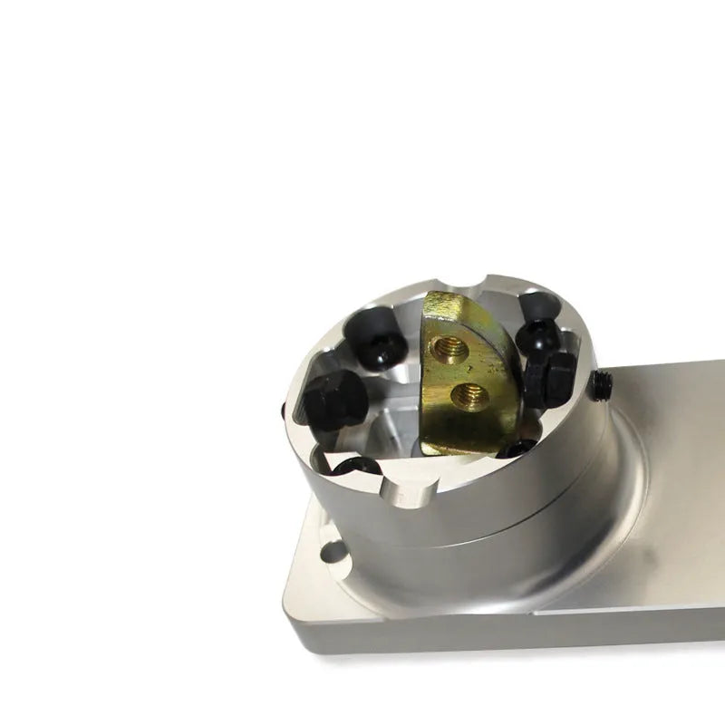 Silver aluminium alloy shift short lever for Horton vehicles with mounting hardware
