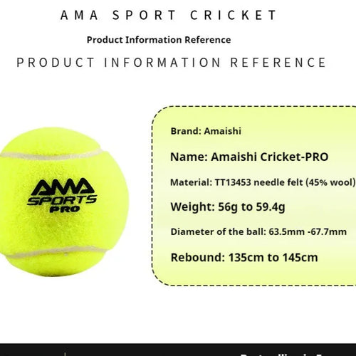 Three cage plate tennis training balls in Cricket-PRO design black green yellow colours