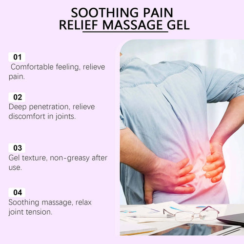 100g tube of body massage gel for daily care of joints, knees and elbows