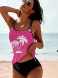 Tangini women's loose split bikini briefs in multiple colours on a white background.