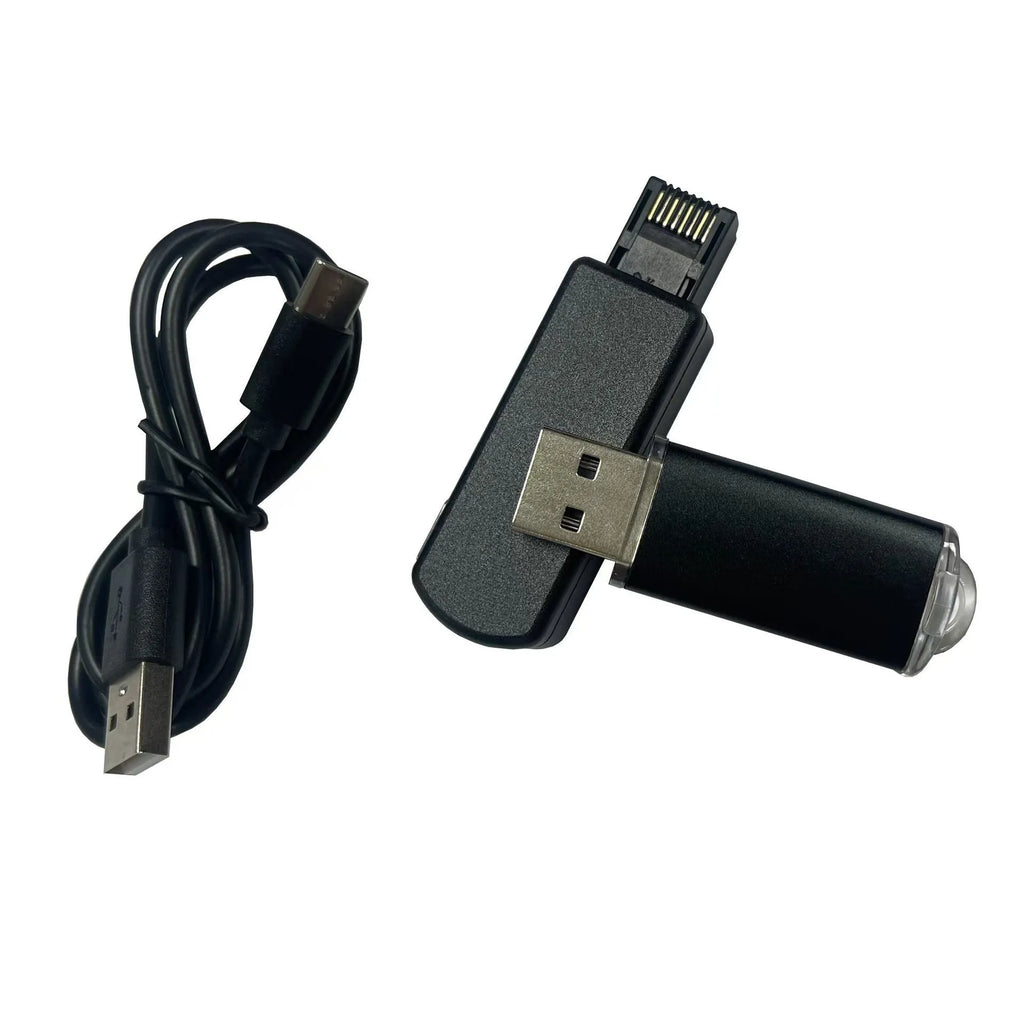 Black JB Tool USB adapter for PS4 system modification with alloy construction and data cable.