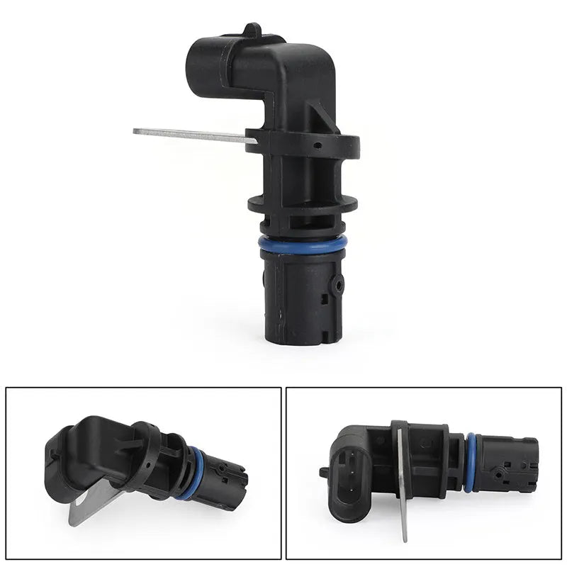 Black automotive crankshaft position sensor with part number 12560228, showing connector and mounting bracket