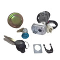 Motorcycle ignition switch with ABS housing, single replacement part for motorbike ignition