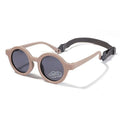 Children's silicone sunglasses for 0-3 years with UV400 protection and polarised TAC lenses