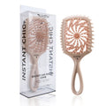 Original Design Whirlwind Hollow Hairdressing Comb over 20cm in dark purple on white background