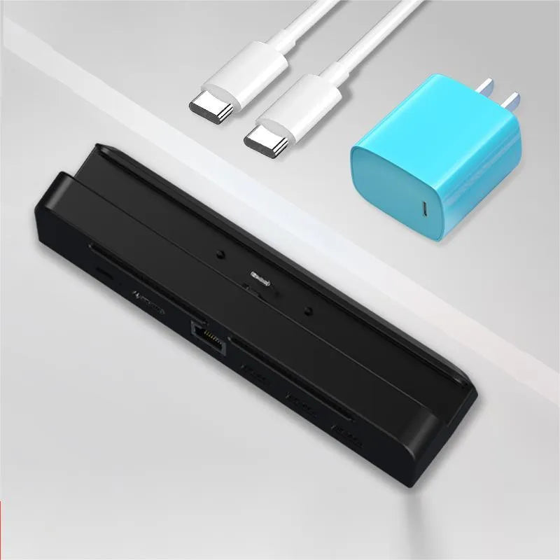 Portable game console adapter with aluminium alloy housing for 4K HD projection to a TV.