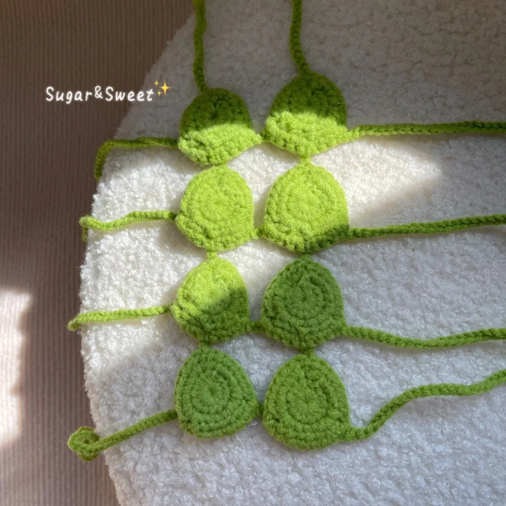 Colour options for sweet style cat bikini costume including black, green, pink, red, and rose red