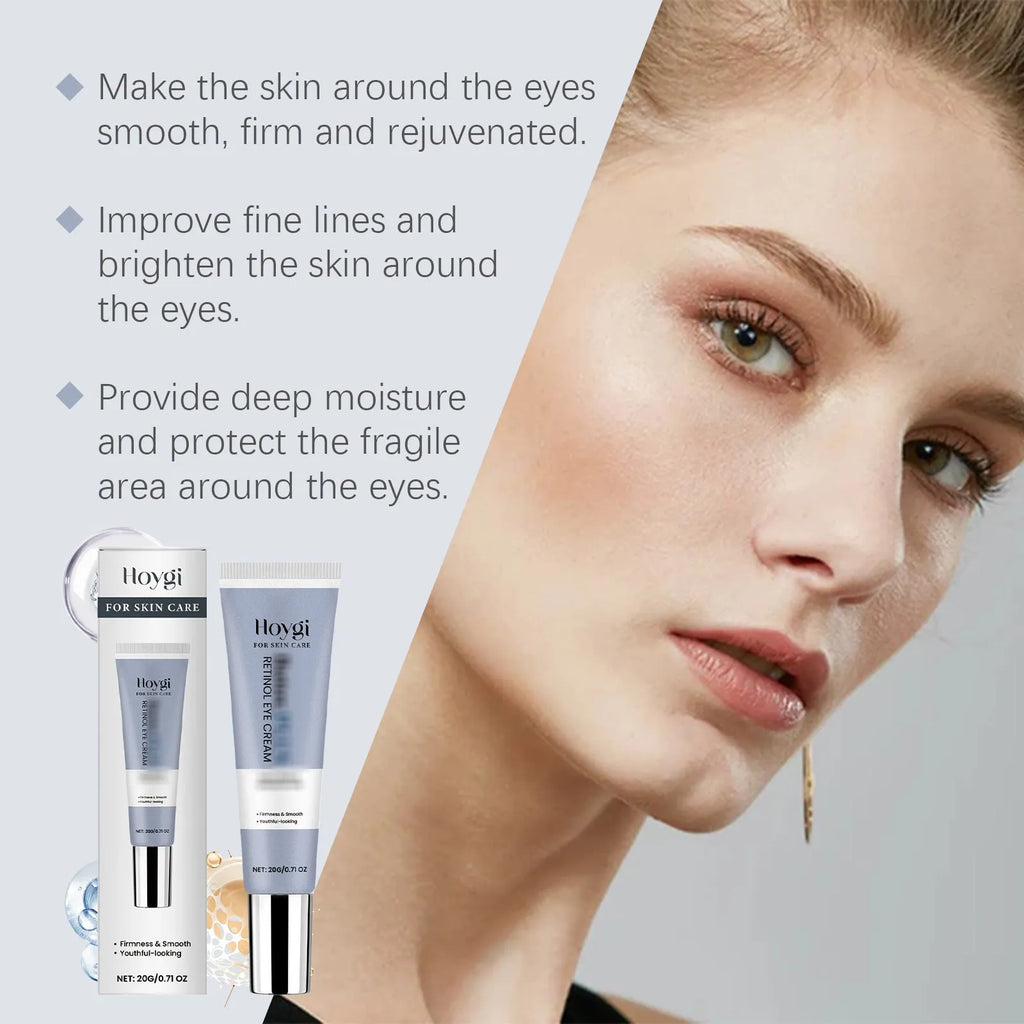 20g retinol eye cream tube for dark circles and puffiness treatment