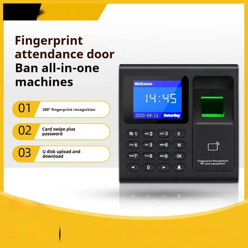 LB30 fingerprint and card access control system with USB flash disk interface and 10 cards included