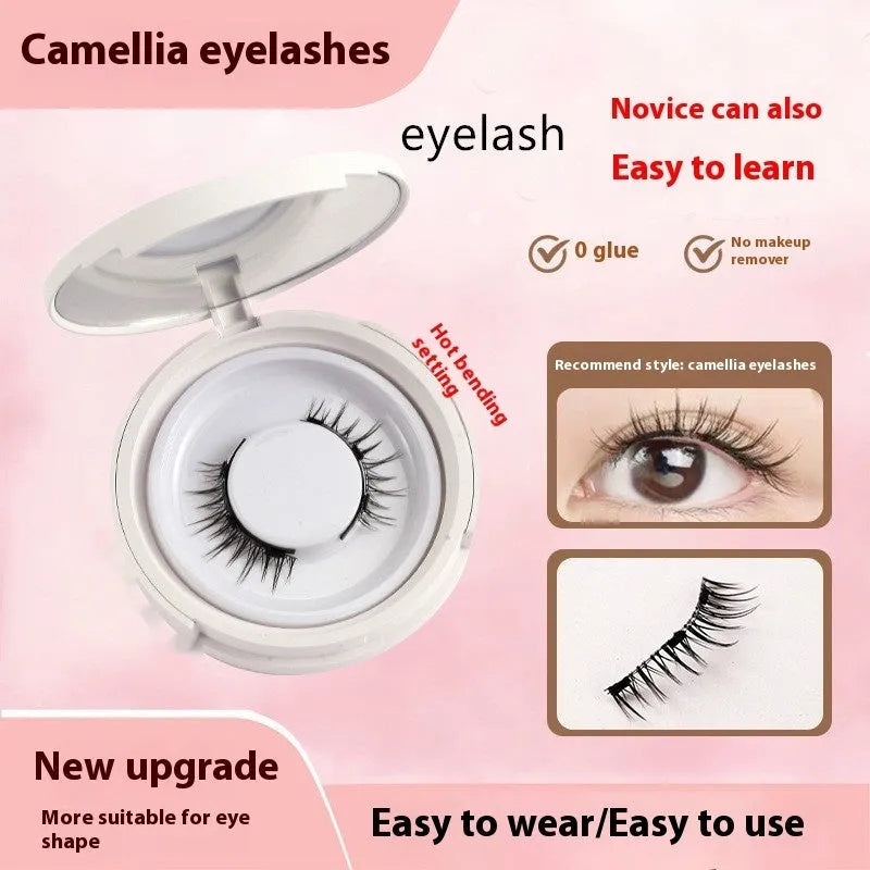 Magnetic suction false eyelashes Little Devil Supernatural Magnet Suit in mink material with white clip