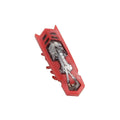 Electric crawling bug cat toy with ladybug shape on hard surface