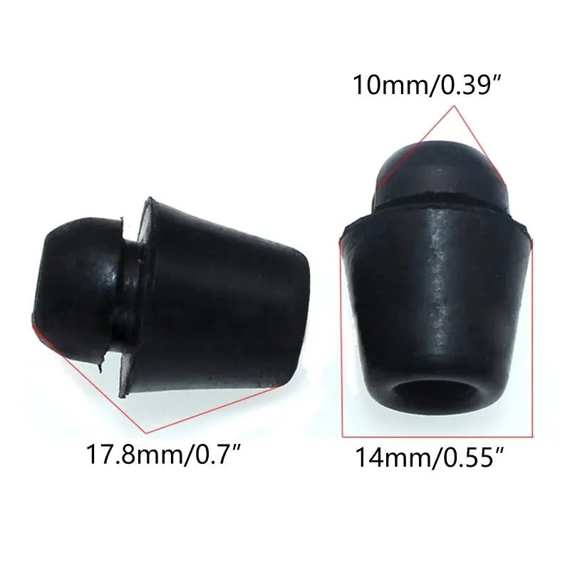 Ten X16 colour rubber automobile buffer clips for vibration reduction