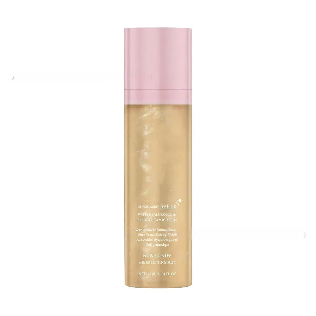 75ml moisturising toner spray bottle with light texture for makeup setting and daily hydration