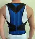 Adjustable spine posture correction belt in black for men and women spandex lycra back support