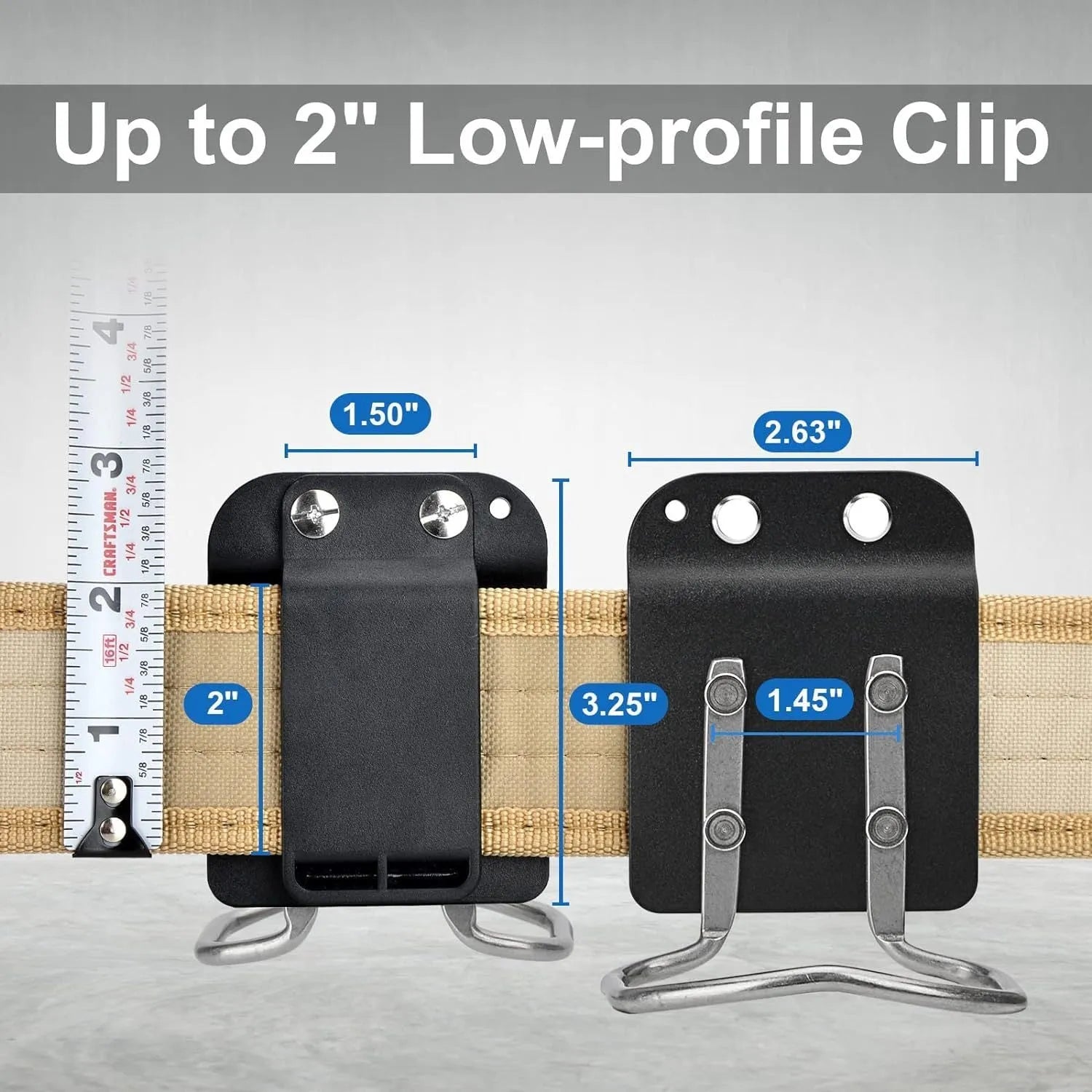 Household magnetic tool bracket hook in belt magnetic suction finish mounted on wall holding metal tools