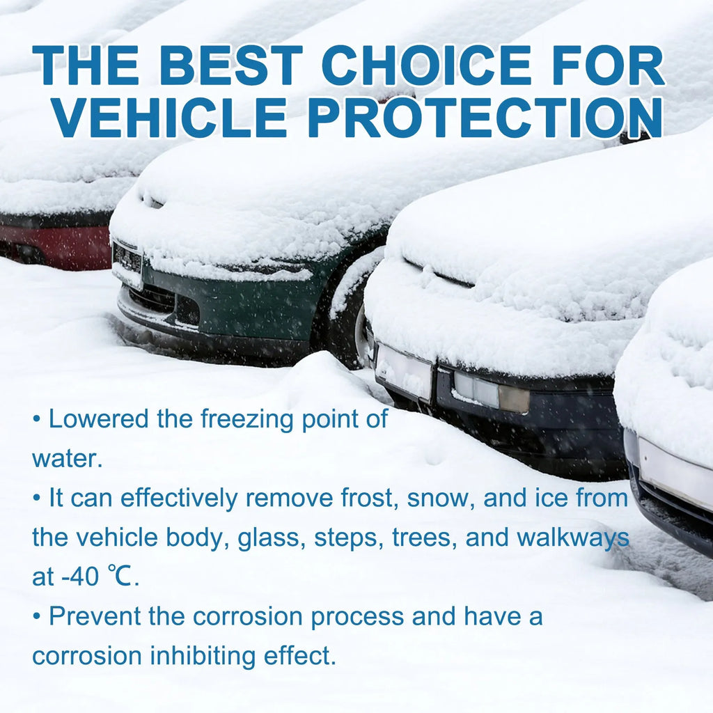 Pack of 20 car snow melting effervescent tablets for winter windscreen deicing
