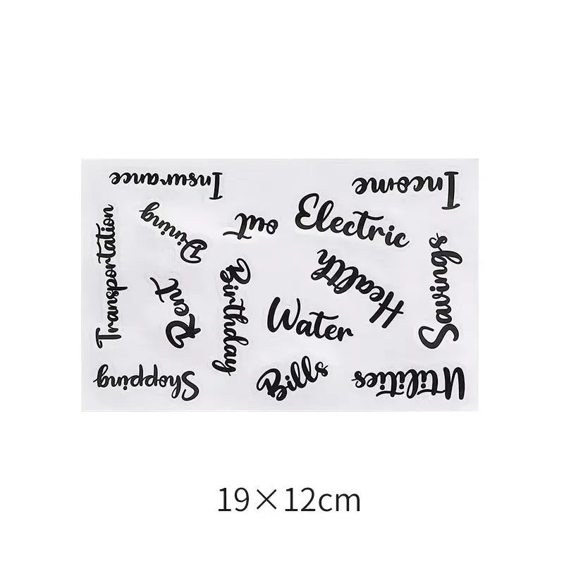 White German adhesive paper sticker for handwritten labels on a sheet.