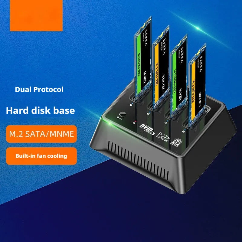 Aluminium M2 SSD enclosure for 90×78×34mm drives in European standard colour