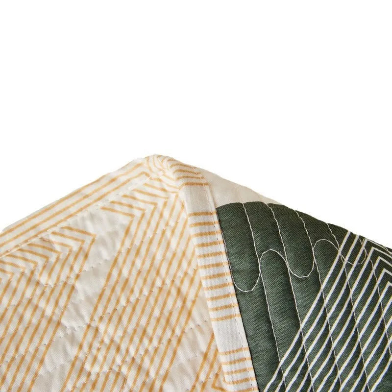 Pure cotton printed bed sheet set in bedspread style for 2.2 metre beds