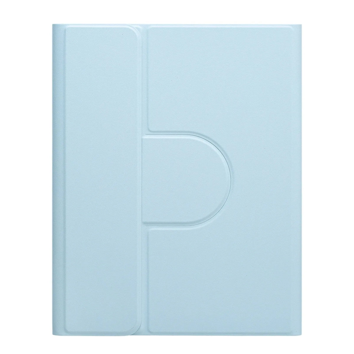 Acrylic rotating protective sleeve with pen slot for iPad keyboard case in black