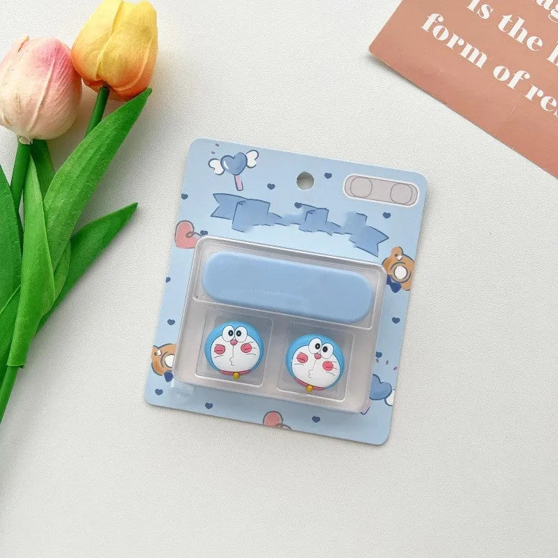 Cartoon style plastic magnetic cable fixer for desktop organisation