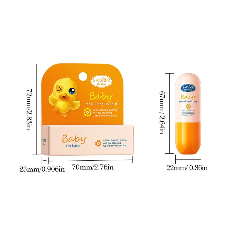 Anti-chapped moisturising lipstick tube in various net content weights from 2.7g to 4.5g.
